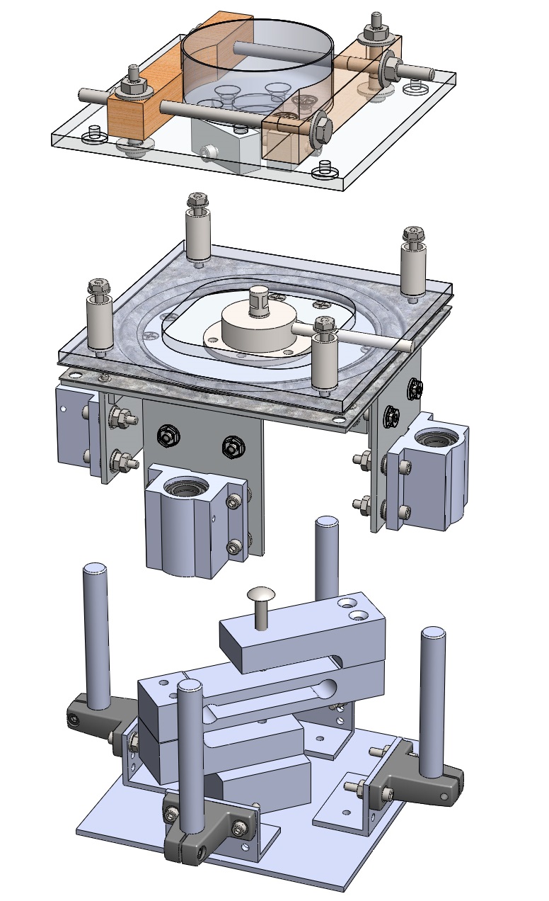 Drill test rig model